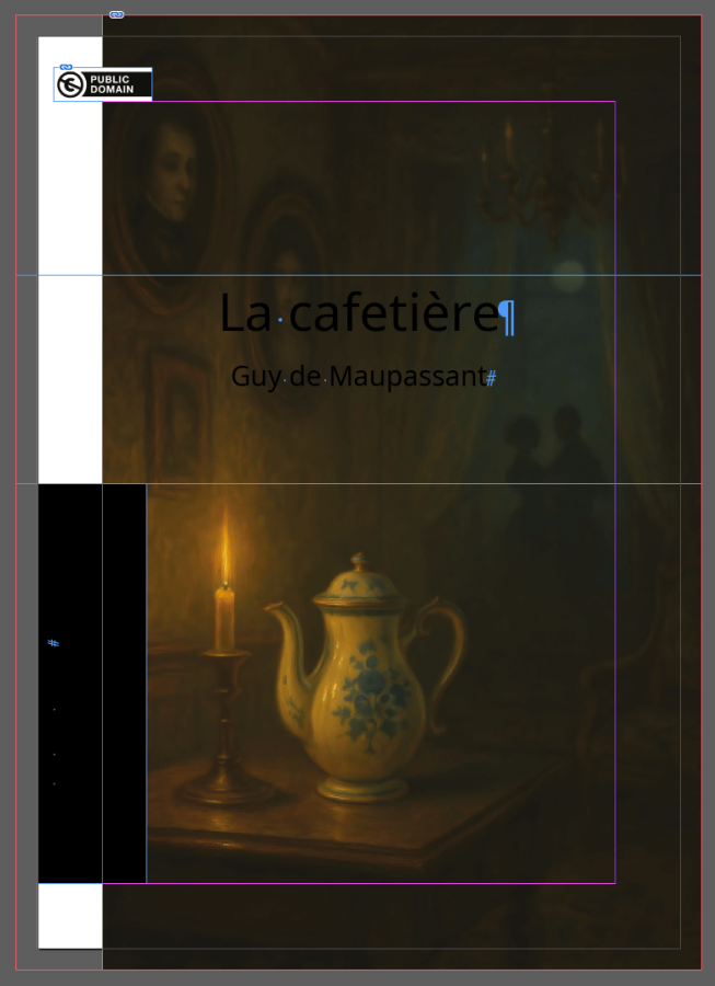 Aperçu du cadre éditeur en noir