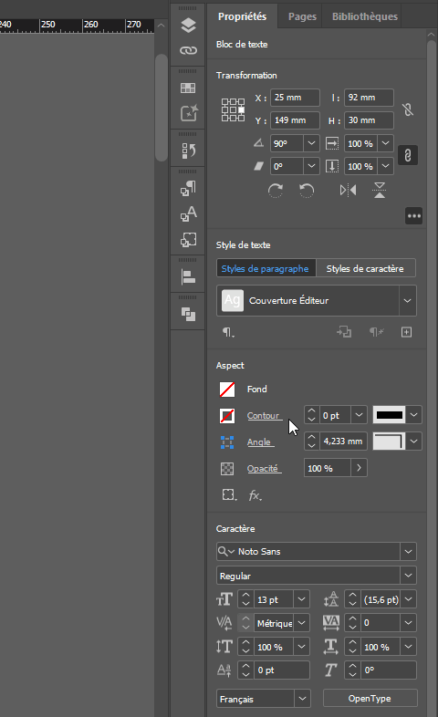 Démonstration du changement de couleur de fond
